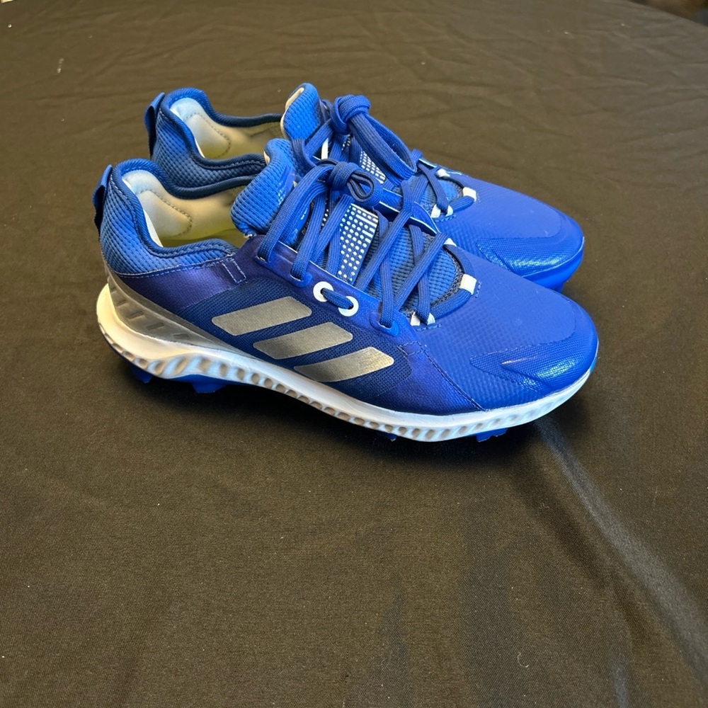 adidas Royal Blue and White Athletic Shoes